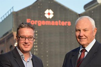 James Tate, chief finance officer at Sheffield Forgemasters International with Chris Scholey from Sheffield City Region Local Enterprise Partnership